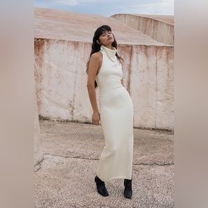 BRAND NEW NA-KD KNITTED SWEATER HALTER DRESS